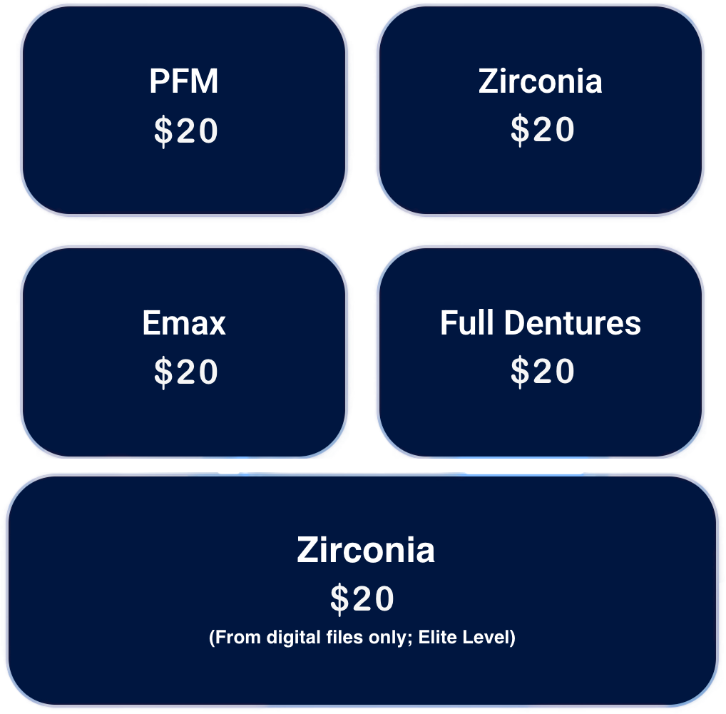 Full Price List - Bright Dental Lab